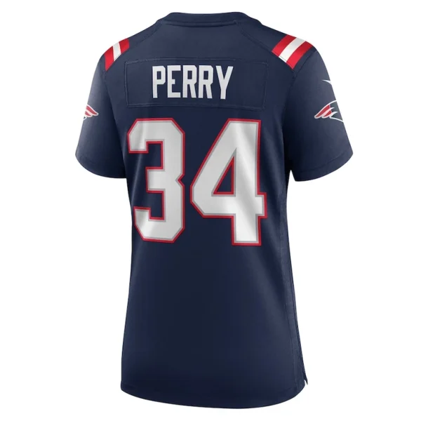 Mark perry new england patriots nike womens team game jersey Navy L