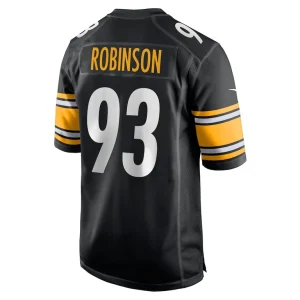 Mark robinson pittsburgh steelers nike game player jersey Black L