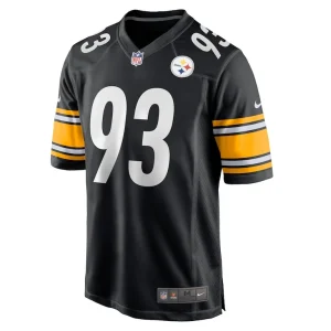 Mark robinson pittsburgh steelers nike game player jersey Black M