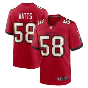 Markees watts tampa bay buccaneers nike game jersey Red
