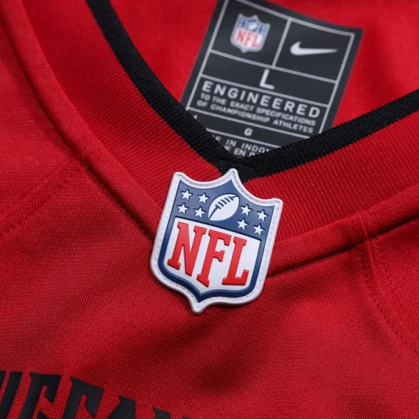 Markees watts tampa bay buccaneers nike game jersey Red XL