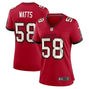 Markees watts tampa bay buccaneers nike womens game jersey Red
