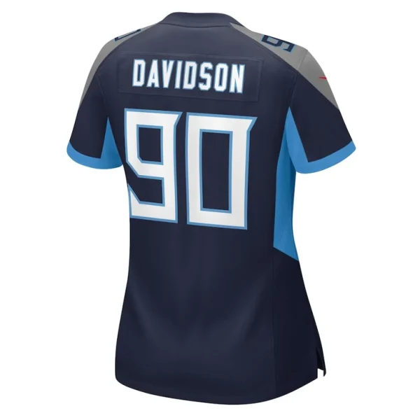 Marlon davidson tennessee titans nike womens game jersey Navy L