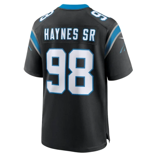 Marquis haynes sr. carolina panthers nike team game jersey Black L