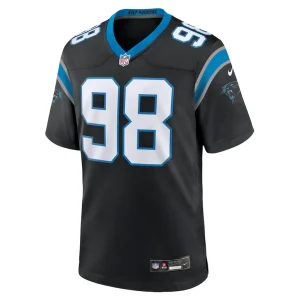 Marquis haynes sr. carolina panthers nike team game jersey Black M