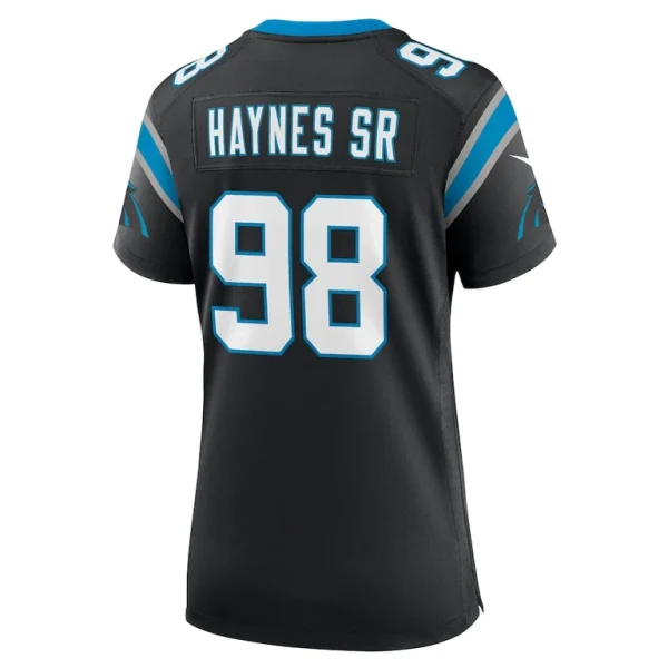 Marquis haynes sr. carolina panthers nike womens team game jersey Black L