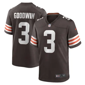Marquise goodwin cleveland browns nike team game jersey Brown