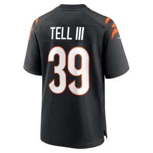 Marvell tell iii cincinnati bengals nike game player jersey Black L