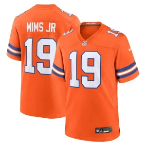 Marvin mims jr denver broncos nike mile high collection 1977 throwback player game jersey Orange