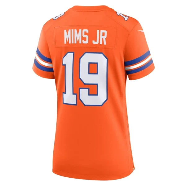 Marvin mims jr denver broncos nike womens mile high collection 1977 throwback player game jersey Orange L