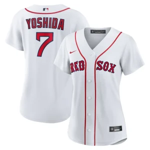 Masataka yoshida boston red sox nike womens home replica jersey White