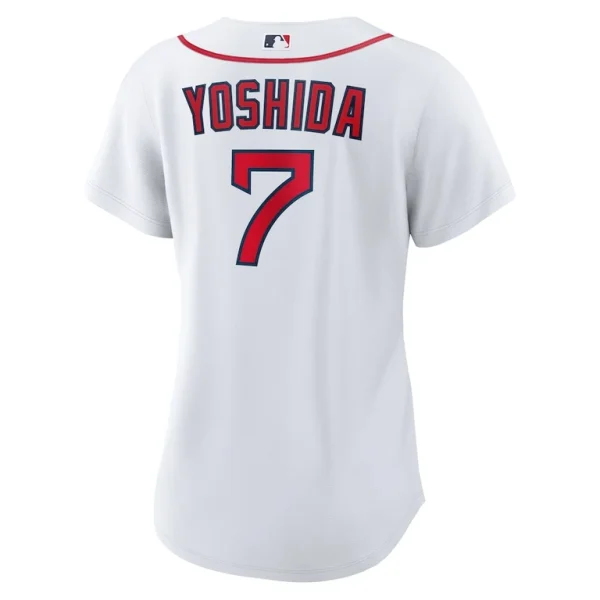 Masataka yoshida boston red sox nike womens home replica jersey White L