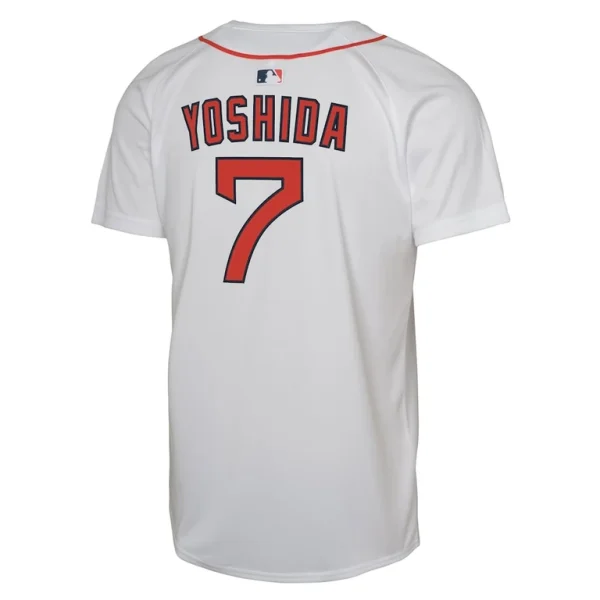 Masataka yoshida boston red sox nike youth home replica player jersey White Yth L
