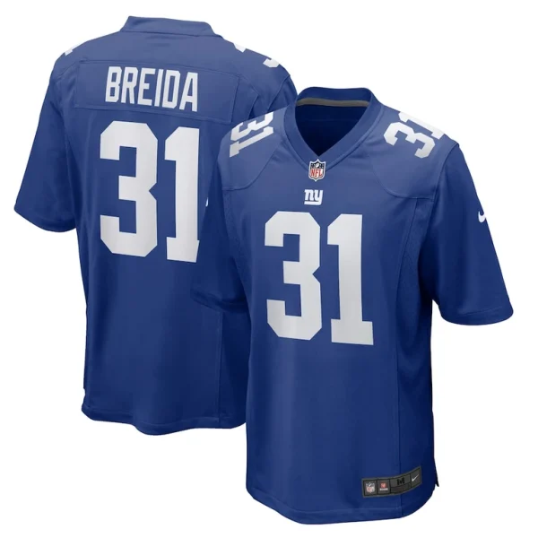 Matt breida new york giants nike game jersey Royal