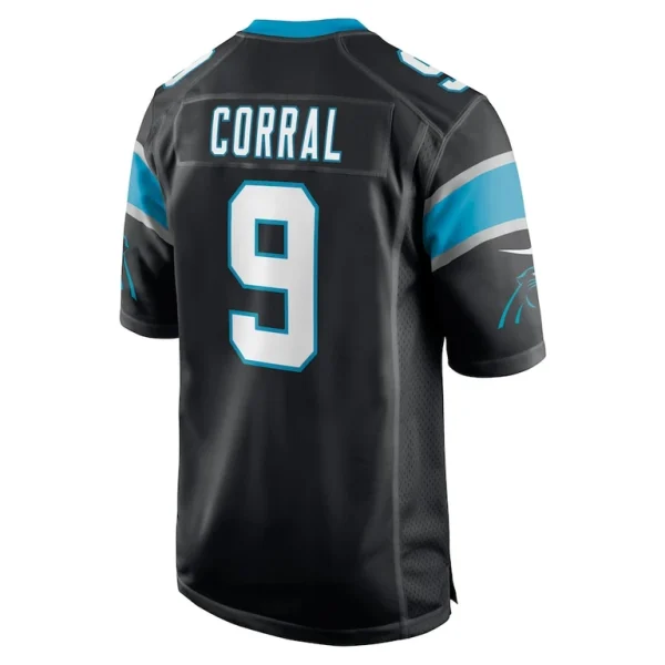Matt corral carolina panthers nike player game jersey Black L