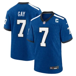 Matt gay indianapolis colts nike indiana nights alternate game jersey Royal