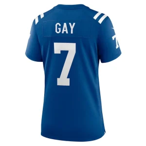 Matt gay indianapolis colts nike womens team game jersey Royal L