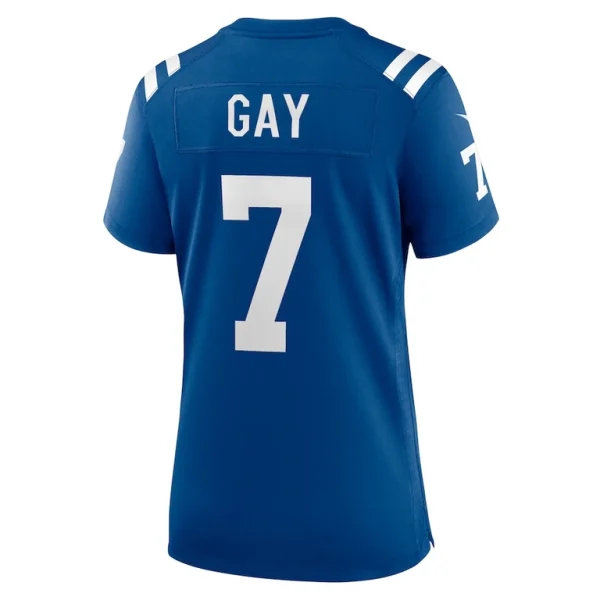 Matt gay indianapolis colts nike womens team game jersey Royal L