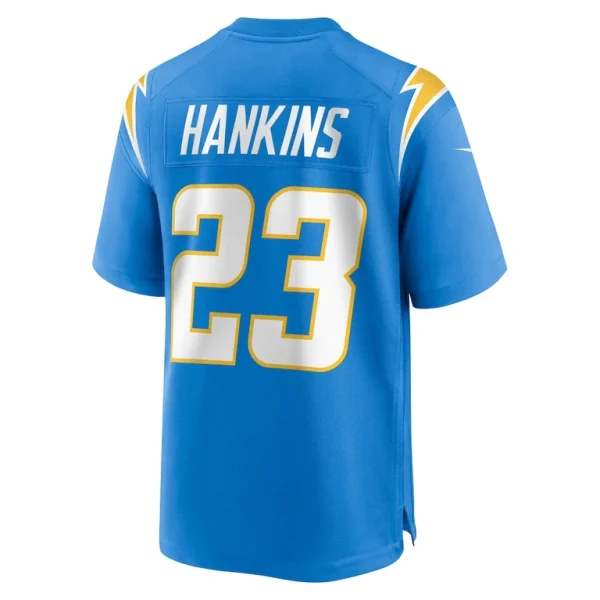 Matt hankins los angeles chargers nike team game jersey Powder blue L
