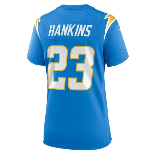 Matt hankins los angeles chargers nike womens team game jersey Powder blue L