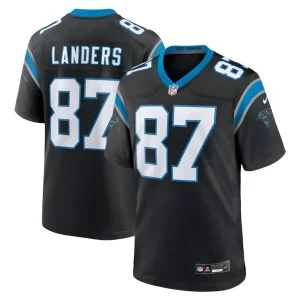 Matt landers carolina panthers nike game jersey Black