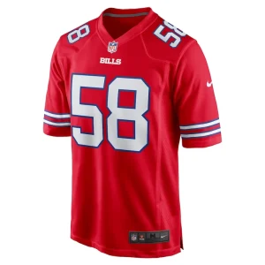 Matt milano buffalo bills nike alternate game jersey Red M