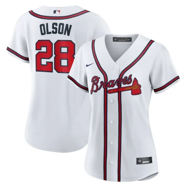 Matt olson atlanta braves nike womens home replica player jersey White