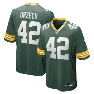 Matt orzech green bay packers nike game jersey Green