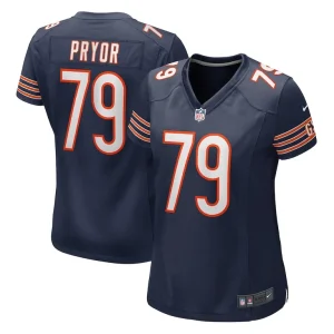 Matt pryor chicago bears nike womens game jersey Navy