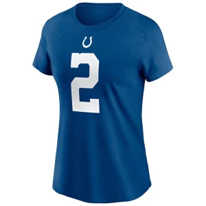 Matt ryan indianapolis colts nike womens player name number t shirt Royal M