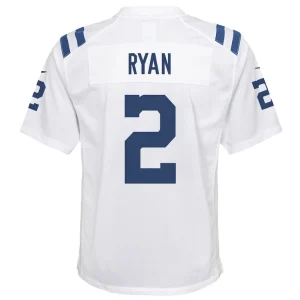 Matt ryan indianapolis colts nike youth away game jersey White Yth L