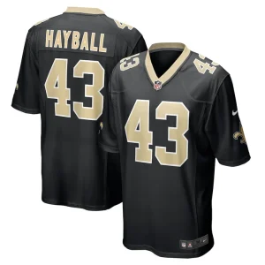 Matthew hayball new orleans saints nike game jersey Black