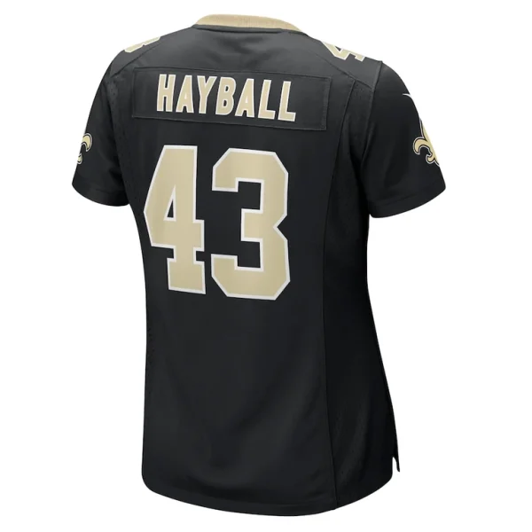Matthew hayball new orleans saints nike womens game jersey Black L