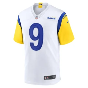 Matthew stafford los angeles rams nike alternate player game jersey White M