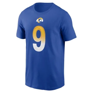Matthew stafford los angeles rams nike name number t shirt Royal M