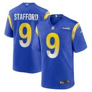 Matthew stafford los angeles rams nike player game jersey Royal