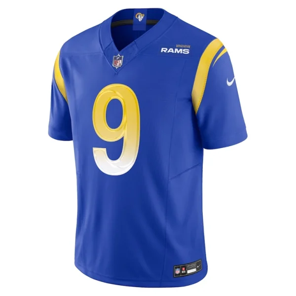 Matthew stafford los angeles rams nike vapor f.u.s.e. limited jersey Royal M