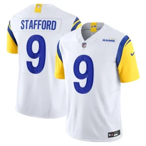 Matthew stafford los angeles rams nike vapor f.u.s.e. limited jersey White