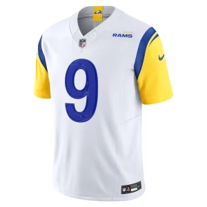 Matthew stafford los angeles rams nike vapor f.u.s.e. limited jersey White M