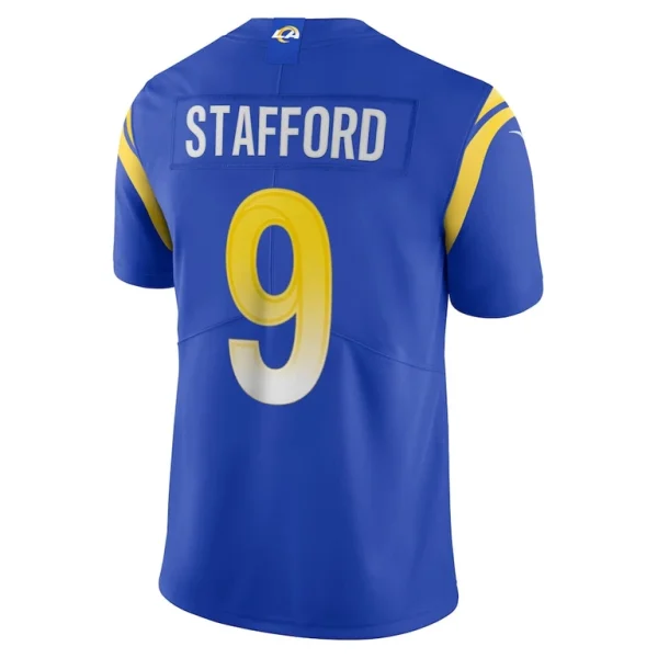 Matthew stafford los angeles rams nike vapor limited jersey Royal L