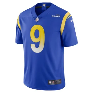 Matthew stafford los angeles rams nike vapor limited jersey Royal M