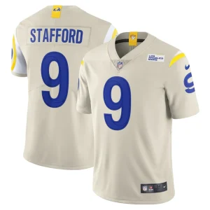 Matthew stafford los angeles rams nike vapor limited jersey bone Multi