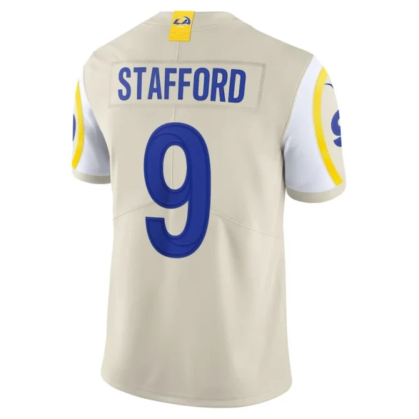 Matthew stafford los angeles rams nike vapor limited jersey bone Multi L