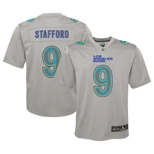 Matthew stafford los angeles rams nike youth atmosphere game jersey Gray