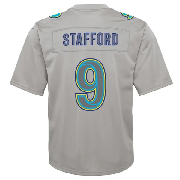 Matthew stafford los angeles rams nike youth atmosphere game jersey Gray Yth L