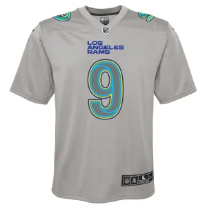 Matthew stafford los angeles rams nike youth atmosphere game jersey Gray Yth M