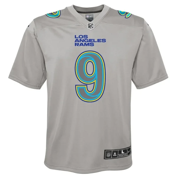 Matthew stafford los angeles rams nike youth atmosphere game jersey Gray Yth M