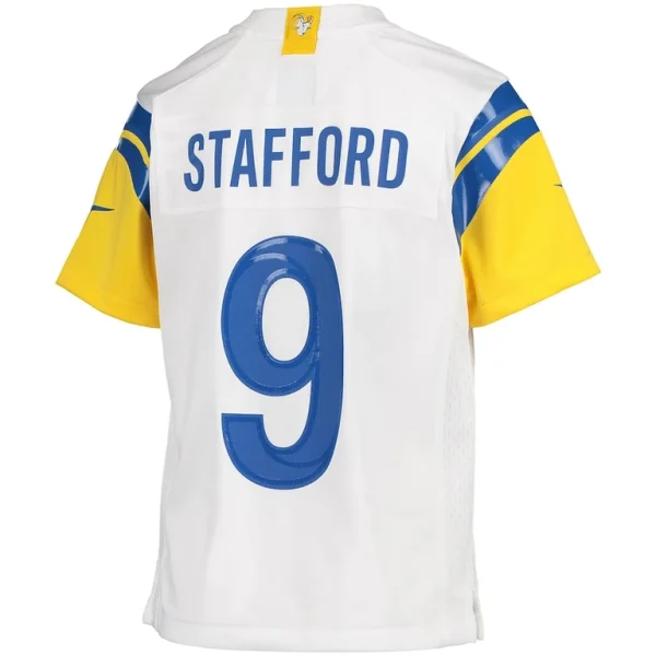 Matthew stafford los angeles rams nike youth game jersey White Yth L