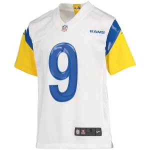Matthew stafford los angeles rams nike youth game jersey White Yth M