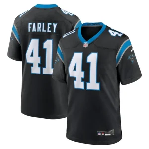 Matthias farley carolina panthers nike game jersey Black